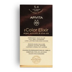 Apivita My Color Elixir Kit Βαφή Μαλλιών No 5.4 Καστανό Ανοιχτό Χάλκινο